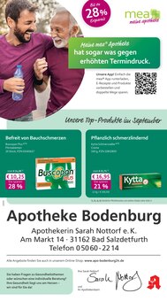 mea - meine apotheke Prospekt der Woche "Unsere September-Angebote" Seite 1, 01.09.2025 bis 30.09.2025 für Bad Salzdetfurth Aktueller mea - meine apotheke Prospekt "Unsere September-Angebote" Seite 1 von 4 Seiten für Bad Salzdetfurth