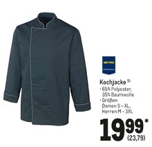 Metro Schiffdorf - Kochjacke Kochjacke Angebot bei Metro Schiffdorf im Prospekt Gastro-Journal