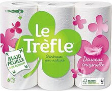 Cosmétiques - LE TREFLE dans le catalogue Casino Supermarchés Papier Toilette Douceur Originelle - LE TREFLE à 2,98 € en promo chez Casino Supermarchés