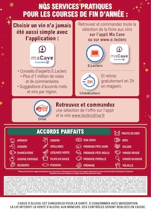 Catalogue E.Leclerc de la semaine 51, "SPÉCIAL CAVE DE NOËL à prix E.LECLERC", page 2, 09/12/2025 - 20/12/2025 Prospectus E.Leclerc en cours, "SPÉCIAL CAVE DE NOËL à prix E.LECLERC", page 2 sur 16