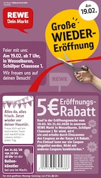 REWE Prospekt "Dein Markt" für Wesselburen, 32 Seiten, 16.02.2026 - 21.02.2026