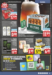 Bier im EDEKA Prospekt in Hövelhof Aktueller EDEKA Prospekt mit Bier, "Aktuelle Angebote", Seite 19