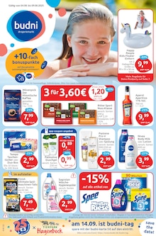 budni Prospekt "drogeriemarkt" mit  Seiten (Henstedt-Ulzburg)