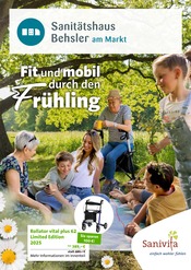 Aktueller Sanitätshaus Behsler am Markt Sanitätshaus Prospekt in Waghäusel und Umgebung, "Fit und mobil durch den Frühling" mit 6 Seiten, 13.03.2025 - 31.05.2025