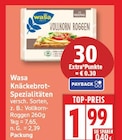 Knäckebrot-Spezialitäten von Wasa im aktuellen EDEKA Prospekt