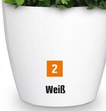 Garten Aufbewahrung im aktuellen OBI Prospekt Übertopf San Remo für 6,99 € bei OBI im Angebot