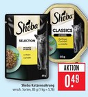Katzennahrung im Angebot bei Marktkauf in Ravensburg Katzennahrung Angebote von Sheba bei Marktkauf Ravensburg für 0,49 €
