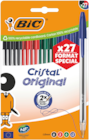 Promo 27 stylos bille cristal format spécial à 0,89 € dans le catalogue Intermarché à Élancourt