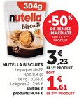 Biscuits - NUTELLA en promo chez Super U Villeurbanne à 1,61 €