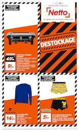 Prospectus Discount Alimentaire de Netto à Beynost: "DESTOCKAGE", 1 page, 06/01/2026 - 30/01/2026