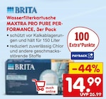 Wasserfilterkartusche MAXTRA PRO PURE PERFORMANCE von Brita im aktuellen Netto Marken-Discount Prospekt für 14,99 €