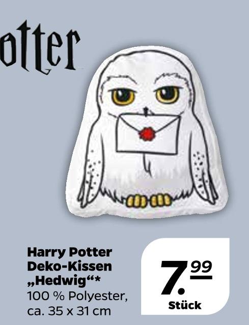 NETTO mit dem Scottie Stößen - Deko-Kissen „Hedwig“ Deko-Kissen „Hedwig“ Angebot bei NETTO mit dem Scottie Stößen im Prospekt Günstig. Besser. Für Dich.