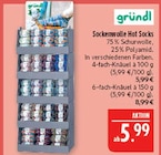 Sockenwolle Hot Socks 4-fach-Knäuel Angebote von Gründl bei Marktkauf Hof für 5,99 €