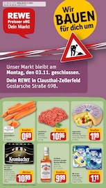 REWE Discounter Prospekt der aktuellen Woche mit 28 Seiten, gültig von 03.11.2025 bis 08.11.2025, in Clausthal-Zellerfeld und Umgebung Aktueller REWE Discounter Prospekt in Clausthal-Zellerfeld und Umgebung, "Dein Markt" mit 28 Seiten, 03.11.2025 - 08.11.2025