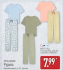 Pyjama Angebote von UP2FASHION bei ALDI Nord Remscheid für 7,99 €
