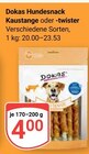 Hundesnack Kaustange oder -twister Angebote von Dokas bei GLOBUS Oberhausen für 4,00 €