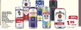 Johnnie Walker, Captain Morgan, Gordon ́s, Smirnoff, Jim Beam, Three Sixty, Wodka Gorbatschow oder Bacardi Dose im Angebot bei combi in Neustadt Johnnie Walker, Captain Morgan, Gordon ́s, Smirnoff, Jim Beam, Three Sixty, Wodka Gorbatschow oder Bacardi Dose Angebote bei combi Neustadt für 1,99 €