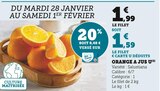 Orange à jus - U dans le catalogue Super U