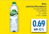 natürliches Mineralwasser Angebote von Volvic bei diska Hof für 0,69 €