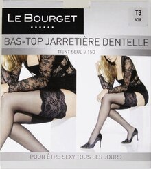 Géant Casino Coeuilly - Bas-top jarretière dentelle Promo Bas-top jarretière dentelle dans le catalogue Géant Casino "Toutes en sincère !" à Coeuilly