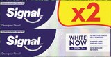 Dentifrice White Now 3 en 1 - Signal - Intermarché Super Dentifrice White Now 3 en 1 - Signal à 5,07 € dans le catalogue Intermarché Super