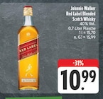 Aktuelle Whiskey Angebote bei EDEKA in Nürnberg Aktuelles Red Label Blended Scotch Whisky Angebot bei EDEKA in Nürnberg ab 10,99 €