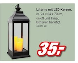 Laterne mit LED-Kerzen im Angebot bei Möbel AS in Singen Laterne mit LED-Kerzen Angebote bei Möbel AS Singen für 35,00 €