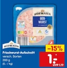 Aktuelle Wurst Angebote bei Netto Marken-Discount in Krefeld Aktuelles Frischwurst-Aufschnitt Angebot bei Netto Marken-Discount in Krefeld ab 1,00 €