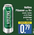 Pilsener oder V+ von Veltins im aktuellen EDEKA Prospekt für 0,79 €