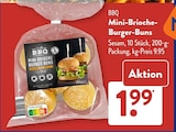 Mini-Brioche-Burger-Buns von BBQ im aktuellen ALDI SÜD Prospekt für 1,99 €