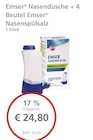 Nasendusche + 4 Beutel Emser Nasenspülsalz bei LINDA Premiumapotheke im Kall Prospekt für 24,80 €