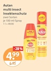 Multi insect Insektenschutz im V-Markt Prospekt Multi insect Insektenschutz von Autan im aktuellen V-Markt Prospekt für 4,99 €