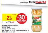 Asperges Blanches - SAINT ELOI en promo à 1,61 € chez Intermarché Super Asperges Blanches - SAINT ELOI dans le catalogue Intermarché Super