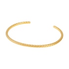 Bracelet jonc en plaqué or texturé à 72,00 € dans le catalogue E.Leclerc