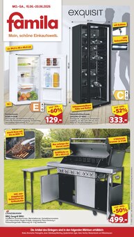 Kühlschrank im aktuellen famila Nordwest Prospekt (Oldenburg) Kühlschrank im famila Nordwest Prospekt "Sonderangebote" mit 4 Seiten (Oldenburg)