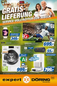 Fernseher im expert Prospekt "Top Angebote" mit 8 Seiten (Herford)