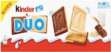 Biscuits - KINDER DUO en promo à 3,97 € chez Supermarchés Match Biscuits - KINDER DUO dans le catalogue Supermarchés Match