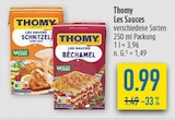 Les Sauces Schnitzel oder Les Sauces Béchamel Angebote von Thomy bei diska Erfurt für 0,99 €