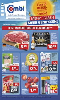 combi Prospekt der Woche "Markt - Angebote" Seite 1, 23.06.2025 bis 28.06.2025 für Altenbeken Aktueller combi Prospekt "Markt - Angebote" Seite 1 von 33 Seiten für Altenbeken