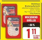 Bratenaufschnitt von Steinhaus im aktuellen EDEKA Prospekt