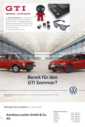 Volkswagen Werkstatt & Auto Prospekt der aktuellen Woche mit 1 Seite, gültig von 01.06.2026 bis 31.08.2026, in Nittenau und Umgebung Aktueller Volkswagen Werkstatt & Auto Prospekt in Nittenau und Umgebung, "Mehr Platz. Mehr Möglichkeiten." mit 1 Seite, 01.06.2026 - 31.08.2026