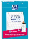 Oxford - Pack de 30 Fiches Bristol - A5 - petits carreaux - perforées - blanc - Oxford à 2,99 € dans le catalogue Bureau Vallée