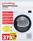 Wärmepumpentrockner PD 8D WMB im Angebot bei Marktkauf in Sindelfingen Wärmepumpentrockner PD 8D WMB Angebote von Privileg bei Marktkauf Sindelfingen für 379,99 €