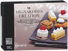 Picard Buc - 16 mignardises création Promo 16 mignardises création dans le catalogue Picard "Le fabuleux Noël Picard" à Buc