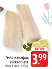 MSC Kabeljaurückenfilets bei E center im Prospekt "" für 3,99 €