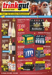 Trinkgut Getränkemärkte Prospekt der aktuellen Woche mit 18 Seiten, gültig von 22.12.2025 bis 27.12.2025, in Landesbergen und Umgebung Aktueller Trinkgut Getränkemärkte Prospekt in Landesbergen und Umgebung, "Aktuelle Angebote" mit 18 Seiten, 22.12.2025 - 27.12.2025