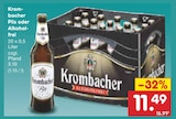 Pils oder Alkoholfrei im Angebot bei Netto Marken-Discount in Altenburg Pils oder Alkoholfrei Angebote von Krombacher bei Netto Marken-Discount Altenburg für 11,49 €