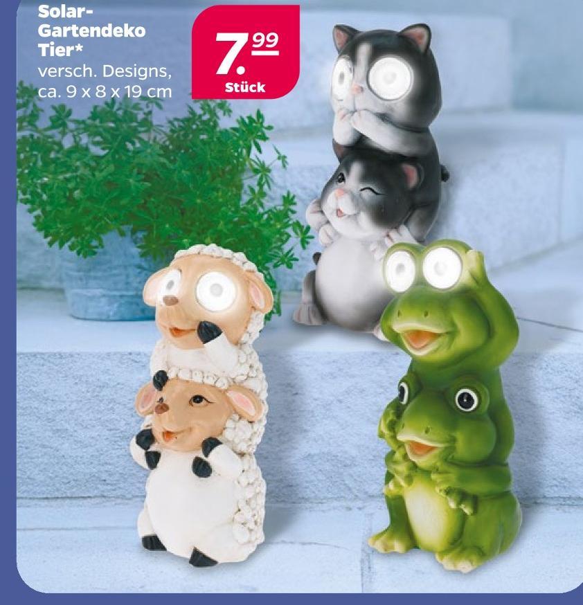 Solar-Gartendeko Tier