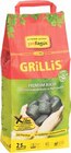 Premium Buchen Grill-Holzkohlebriketts „Grillis“ von profagus im aktuellen V-Markt Prospekt für 13,98 €