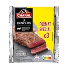 3 faux filets*** format spécial CHARAL dans le catalogue Carrefour